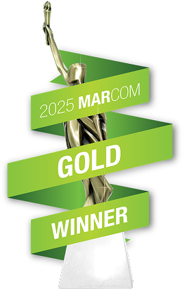 2025 MarCom Gold Award Badge